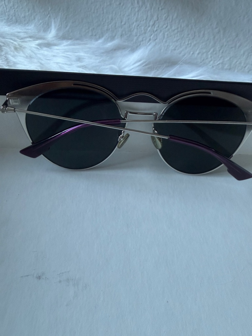 Dior Silver Mirror Sunglasses - Picture 8 of 9